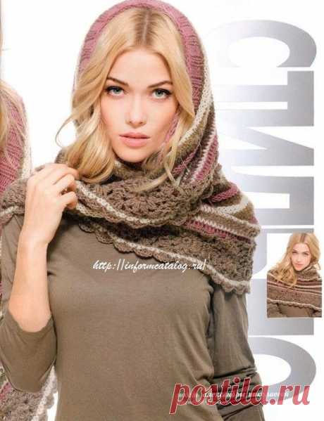 Нежный Снуд- Размер Универсальный | Ниточка
