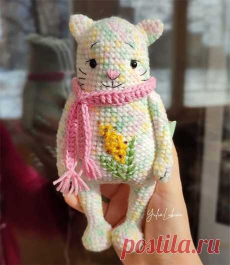 Мартовский кот крючком. Амигуруми схемы и описания. Автор: Юлия Лукина | IRINELY.ART