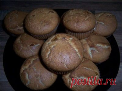 Маффины с отварной сгущёнкой