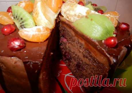 Торт "Пряная вишня" к новогоднему столу Автор рецепта Елена Кутилина - Cookpad