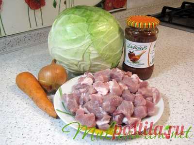 Тушеная капуста с мясом - 7 оригинальных рецептов с фото