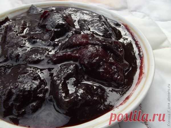 Варенье из слив с какао