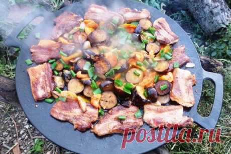 Садж из свиной грудинки с овощами – пошаговый рецепт с фотографиями