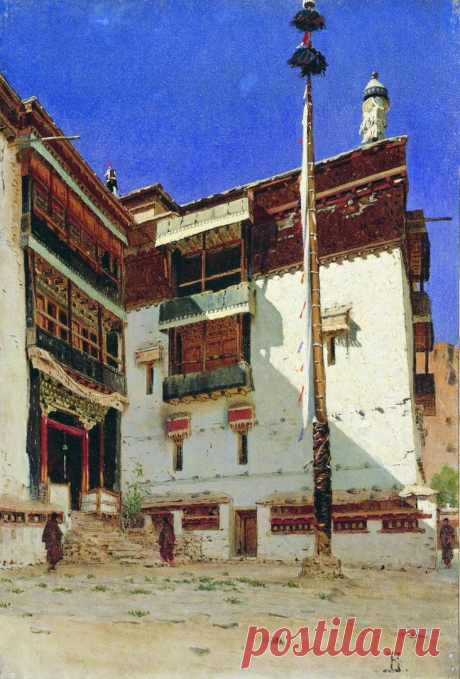 Художник Василий Васильевич Верещагин (1842-1904).
"Индийский мотив". 1875 г.