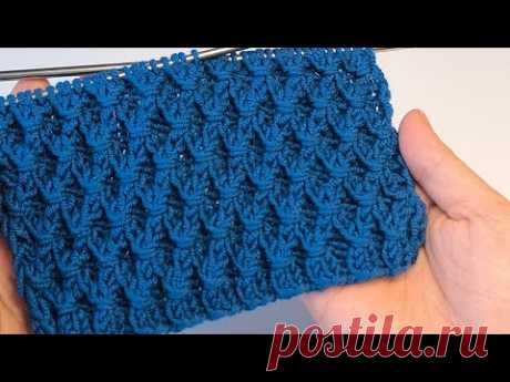 НАШЛА НЕВЕРОЯТНО КРАСИВЫЙ УЗОР СПИЦАМИ!