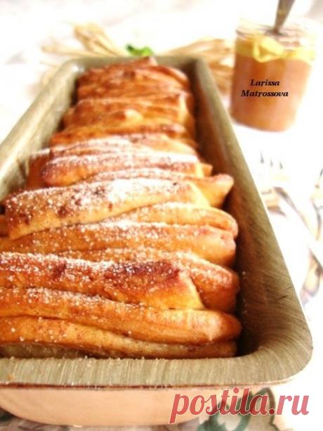 Булочки "Гармошка" Кулинарный рецепт