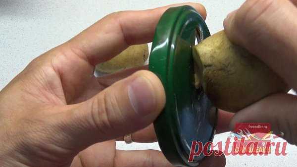 Самоделка из крышки для нарезки картофеля спиралью