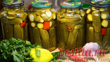 Рецепт: Маринованные огурцы на зиму