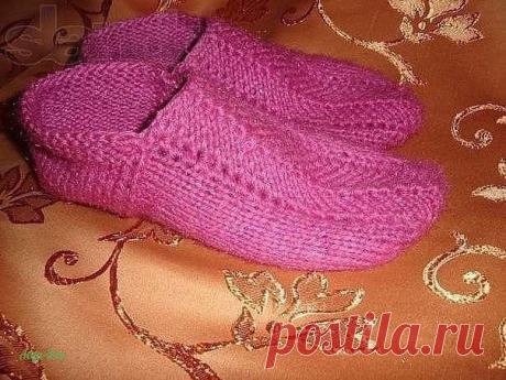 Следки на двух спицах