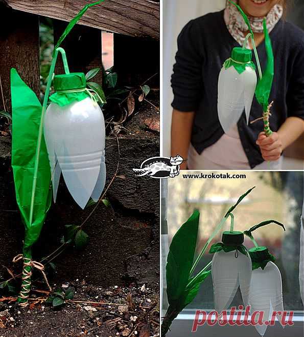 Plastic Bottle SNOWDROPS | krokotak
