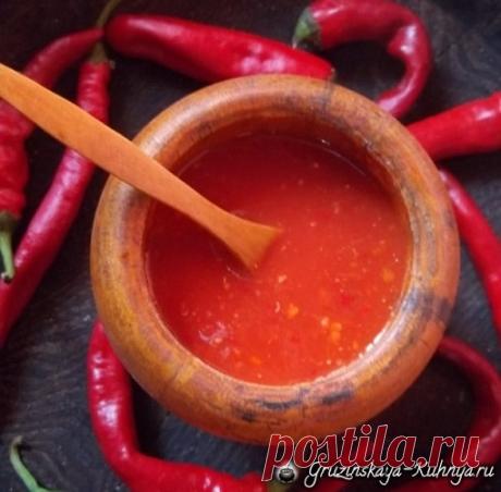 Грузинский острый томатный соус. Пошаговый рецепт - Грузинская кухня