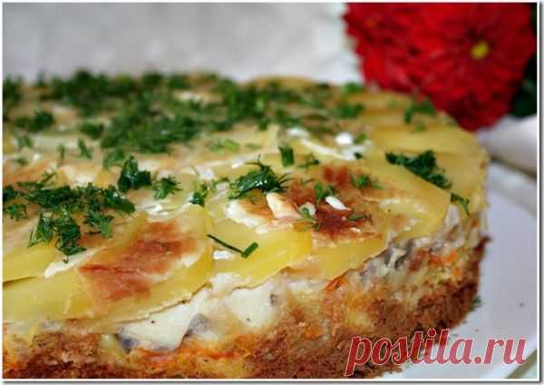 Легкий, быстрый  и очень вкусный пирог-запеканка «Клюмс» 


Безумно вкуууснооооо!









Состав и приготовление:
Смазываем глубоки противень обильно жиром.
Очищенный картофель нарезаем тонкими  кружочками (3-4 мм толщиной), выкладываем его на дно первым с…