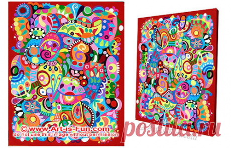 How to Paint Abstract Art: A Step-by-Step Visual Guide for Creating Abstract Paintings in Acrylics — Art is Fun