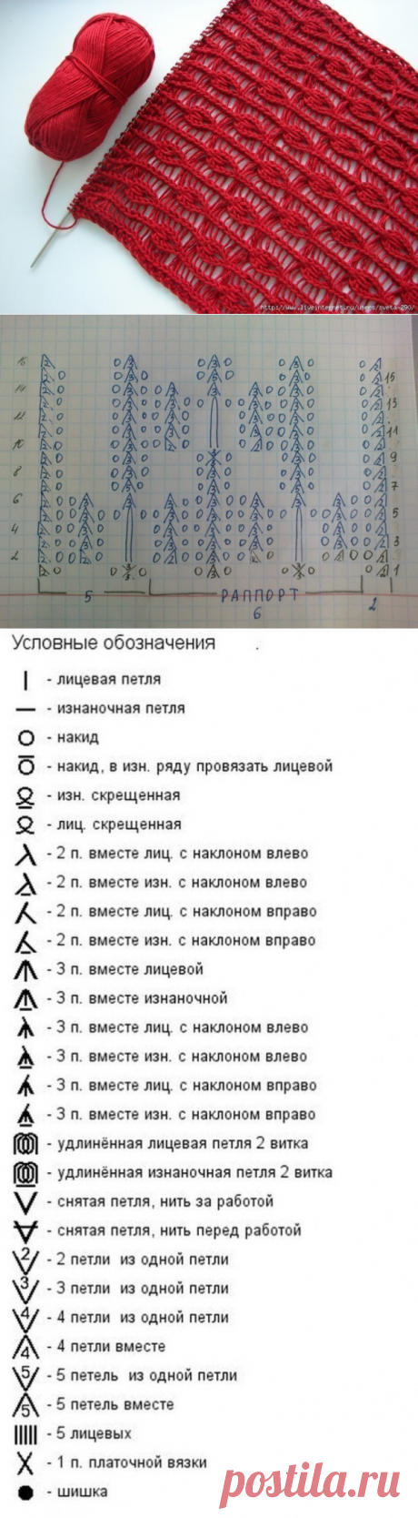 Оригинальный узор спицами — Сделай сам, идеи для творчества - DIY Ideas