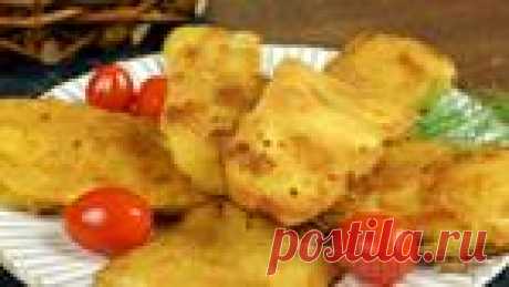 Кабачковые язычки в двойном кляре
