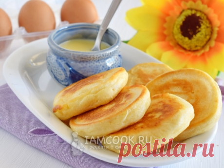 Классические оладьи на молоке