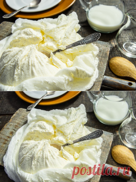 Домашний творог из кислого молока в духовке. Пошаговый рецепт с фото &amp;mdash; Ботаничка