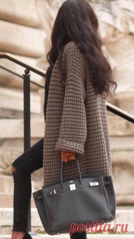 Шоколадный кардиган