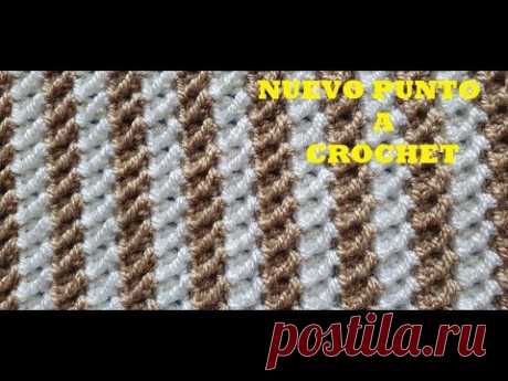 PUNTO #NUEVO A CROCHET #FACIL - YouTube