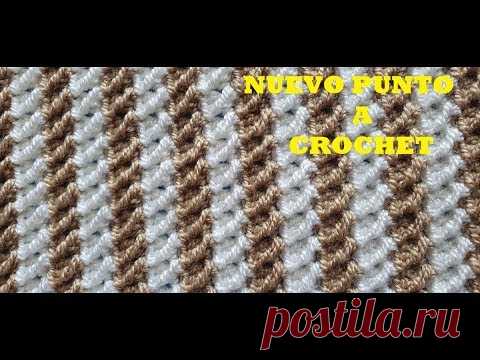 PUNTO #NUEVO A CROCHET #FACIL - YouTube