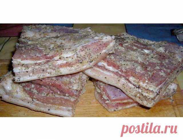 Моя вареная грудинка - самая вкусная в мире Ароматное, сочное, соленое – идеальное сало