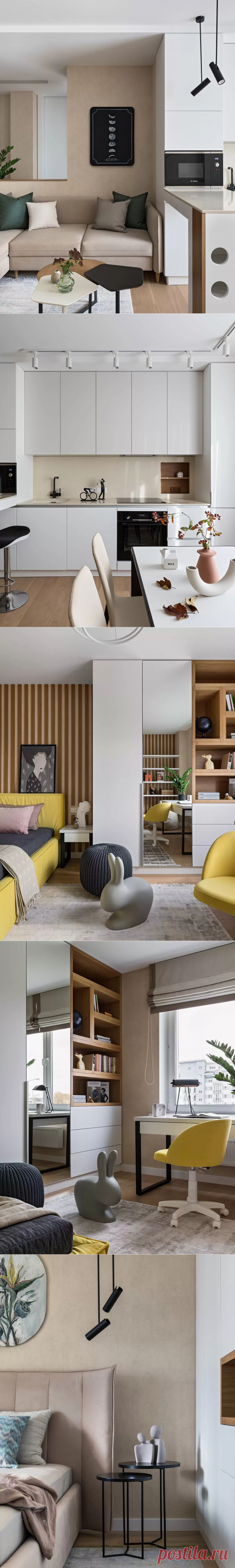 Квартира по дизайну Катерины Смольской. Паркетная доска