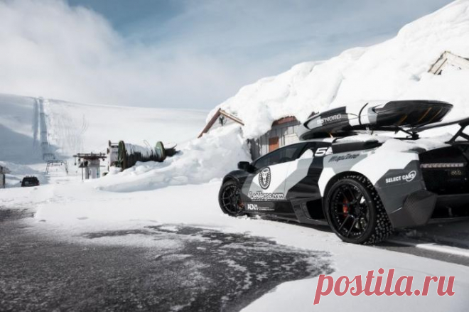 Джон Олcсон покорил норвежскую гору на Lamborghini Murcielago (6 фото) | Чёрт побери