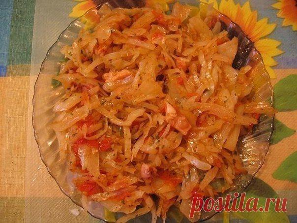 Как приготовить капуста тушеная - рецепт, ингридиенты и фотографии