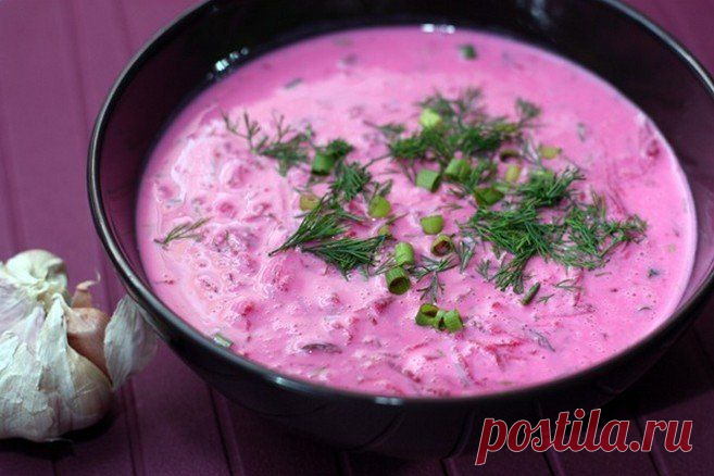 5 вкусных рецептов "холодного борща". | ДОСТОЙНАЯ ЖИЗНЬ НА ПЕНСИИ