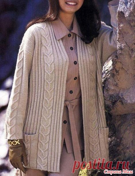 Элегантный жакет - Вязание - Страна Мам
