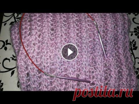 Ажурный шарф спицами с косыми углами. Начинать и заканчивать шарф можно платочной вязкой. Или начинать сразу узором, а затем обвязать свободно крючком полустолбиками. На данный шарф было н...