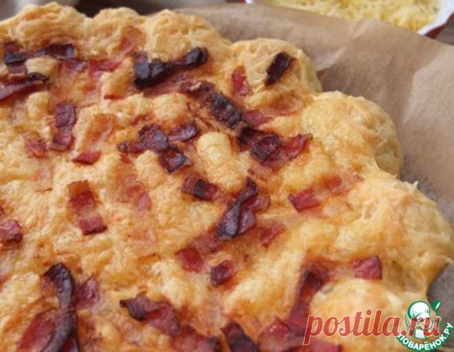Сырный пирог с беконом – кулинарный рецепт