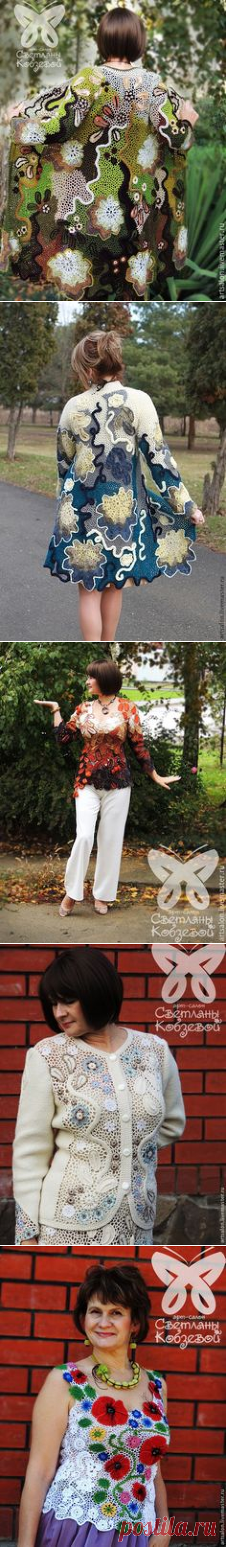 Přes 1000 obrázků na téma 2 Clothes to wear. Irish crochet. (Věci na sebe v technice irské krajky) Одежда. Ирландское кружево. na Pinterestu | Irsko, Pletení a…