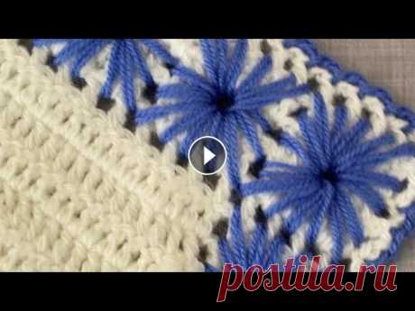 Вязание прихватки крючком. Только столбики с накидом. зание Super easy crocheting for beginners  Схема прихватки Это видео отлично подойдёт начинающим вязальщицам. Вязание для кухни. #вязание #вязаниеприхватки #вязаниедляначинающих #вязаниедлякухн...