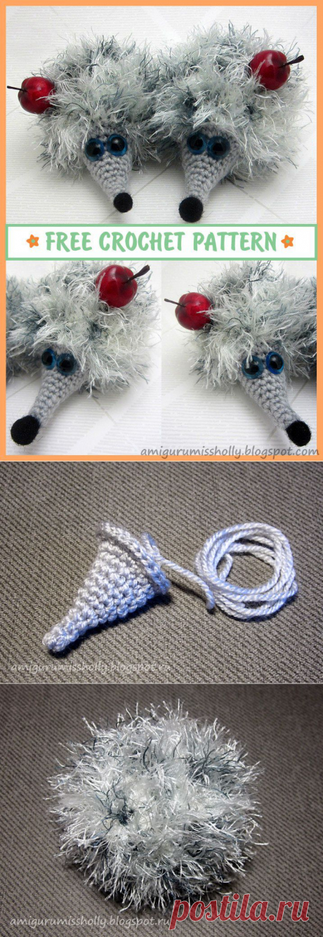 Ёжик амигуруми. Описание вязания крючком :: Amigurumi by Miss Holly