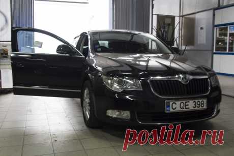 Skoda Superb с новым боковым стеклом !