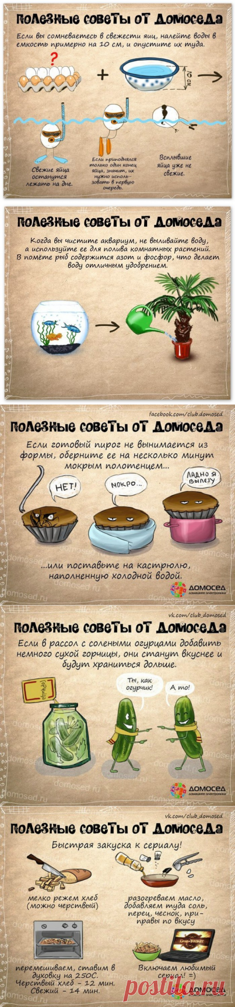 Советы в картинках на разные случаи жизни. — Всегда в форме!
