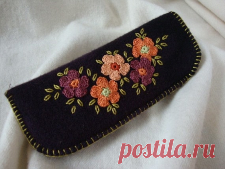 Eggplant Reader Eyeglass Case 7BA