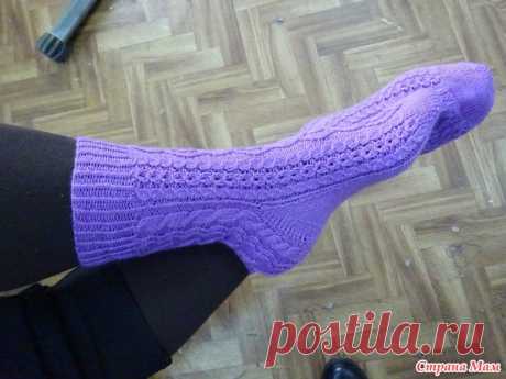 Носки с аранами "Речные заводи и пороги" - Хенд-Мейд | HANDMADE - Страна Мам