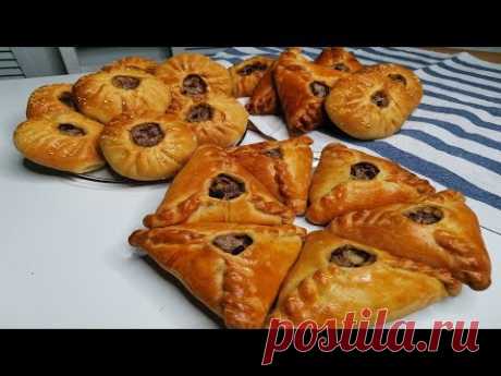 ПИРОЖКИ С МЯСОМ  КАРТОШКОЙ и ЛУКОМ.