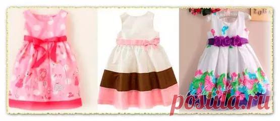 Красивое платье для девочки 1-2 года своими руками