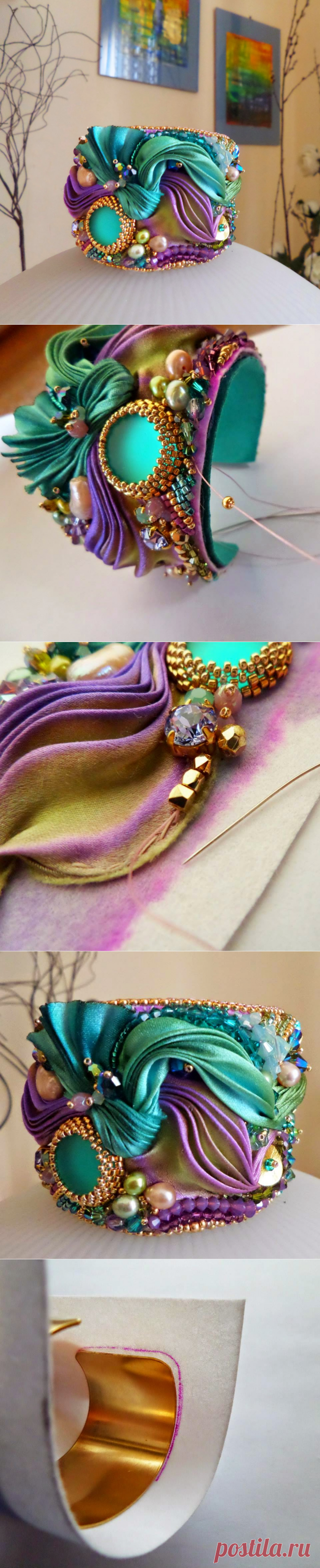 Handmades де Кор - в Малайзии ювелирные изделия ручной работы: шаг за шагом Shibori манжета Учебник по Серена Ди Mercione ювелирные изделия