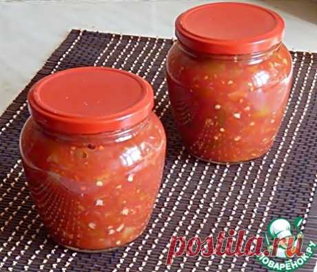 Томатный соус с перцем и чесноком Кулинарный рецепт
