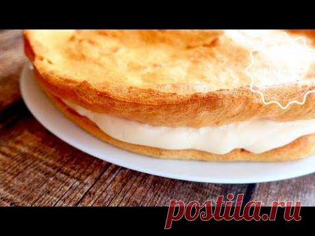 Торт карпатка с нежным кремом пломбир | Кулинария