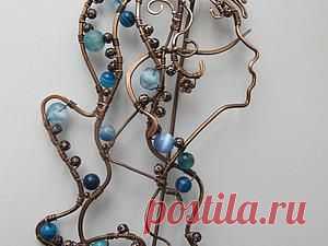 Создаем булавку «Водолей» в технике wire work - Ярмарка Мастеров - ручная работа, handmade