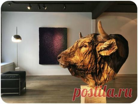 Символ 2021 года в работах мастеров резьбы по дереву | VZBRELO: блог о дереве | Яндекс Дзен