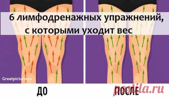 6 лимфодренажных упражнений, с которыми уходит вес 6 лимфодренажных упражнений, с которыми уходит вес.Простой комплекс упражнений, которые отлично справляются с задачей разгона лимфы.