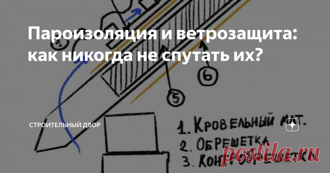 Пароизоляция и ветрозащита: как никогда не спутать их? Ошибка, когда эти материалы путают и меняют местами, встречается достаточно часто. Результат - намокание утеплителя и его последующая замена.