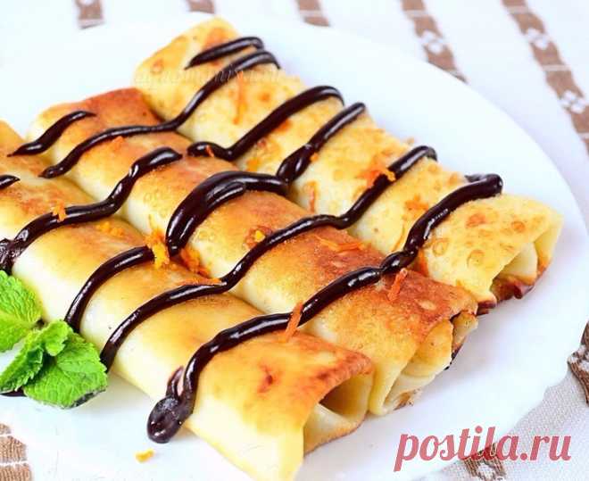 Блинчики с яблоками по-будапештски