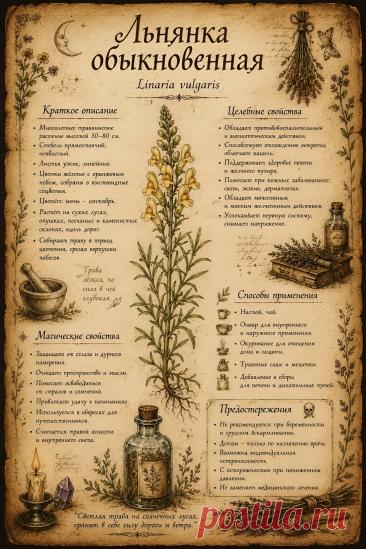 Льнянка обыкновенная